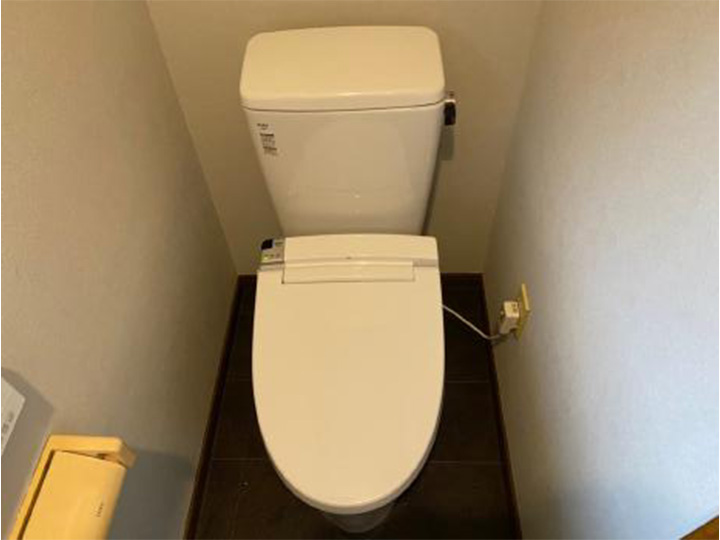 LIXILのアメージュZというトイレに替えました。<br />
ピュアホワイトで、清潔感のあるトイレになりました。