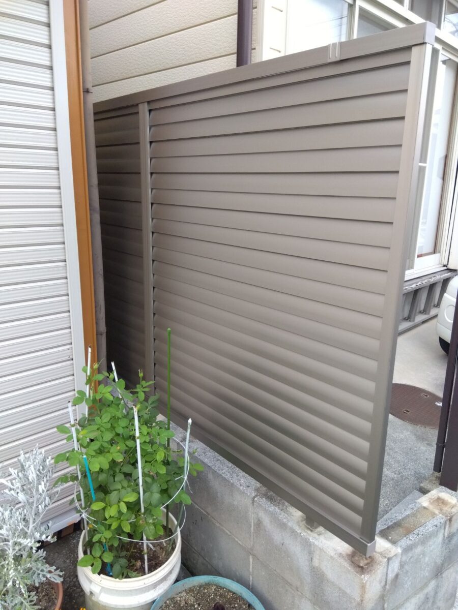 岐阜市外構フェンス工事_施工後写真2