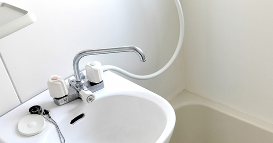 洗面台水栓交換