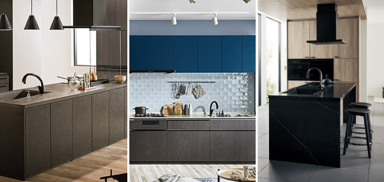 3パターンのキッチン