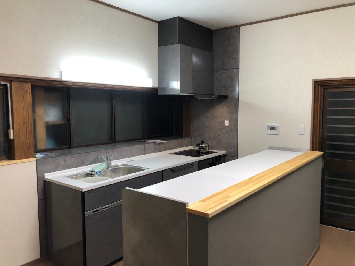 揖斐郡揖斐川町キッチン_施工後