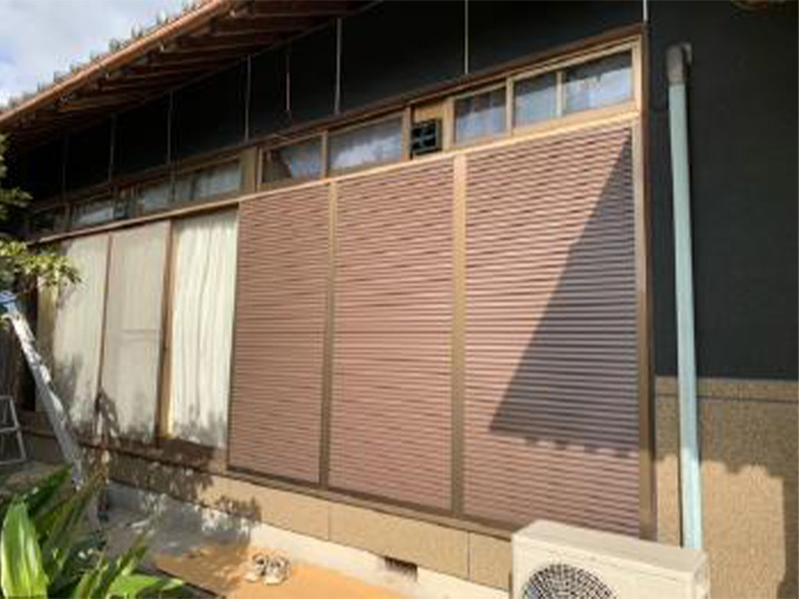 岐阜県本巣市T様 雨戸リフォーム_施工後