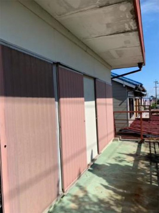 愛知県弥富市H様_施工前ベランダ