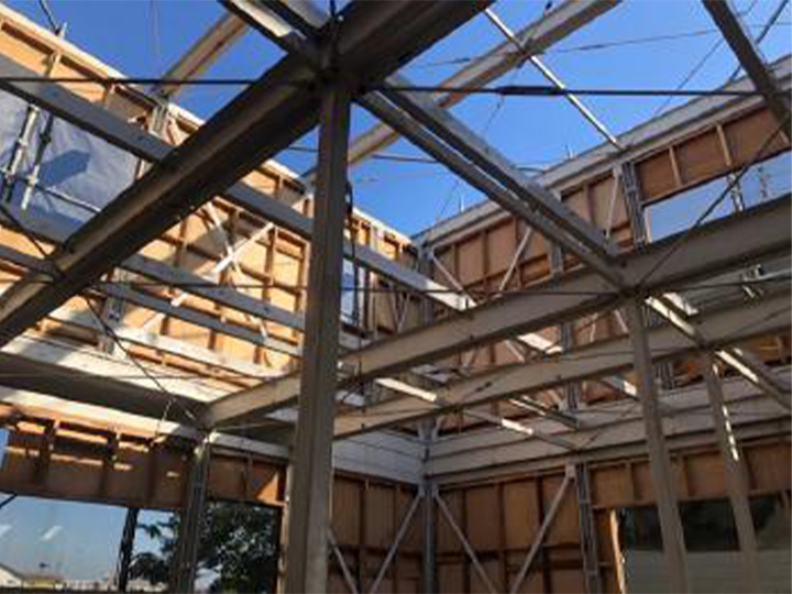 愛知県弥富市H様_解体の様子(青空)