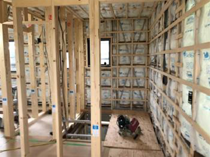 愛知県弥富市H様_施工中2階