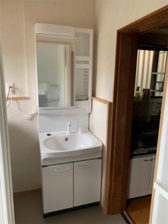 岐阜県羽島市Y様_施工後洗面所