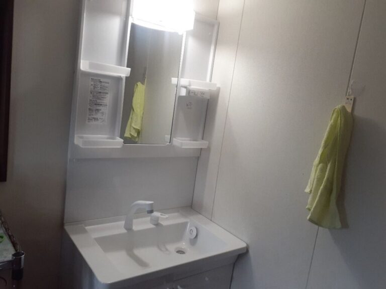 揖斐郡池田町K様_施工後洗面台