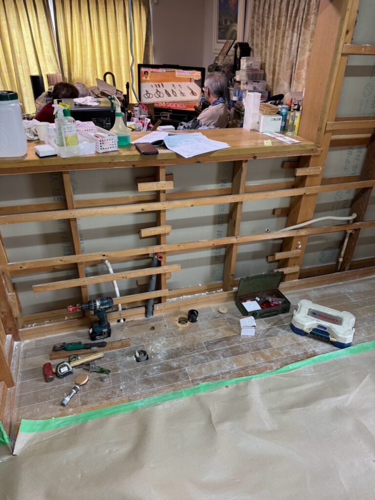 愛知県名古屋市H様_施工中解体